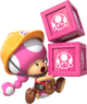 Artwork of Builder Toadette in Super Mario Maker 2