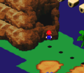 A cave in Land's End in the original Super Mario RPG: Legend of the Seven Stars