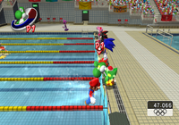 4x100m Freestyle in Mario & Sonic at the Olympic Games.