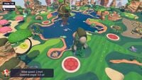 Hole 14 of Shelltop Sanctuary's Special layout from Mario Golf: Super Rush