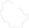 The map of Los Angeles Laps 3 from Mario Kart Tour