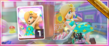Rosalina (Swimwear) from the Spotlight Shop in the Vacation Tour in Mario Kart Tour