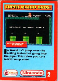 One of the Nintendo Collector Cards