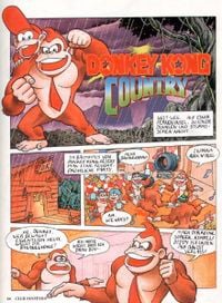 Donkey Kong Country (comic) opening page