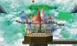 Peach's Castle in Super Smash Bros. for Nintendo 3DS