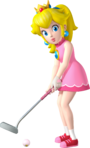 Princess Peach artwork from Mario Golf: World Tour.