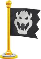 Artwork of a Checkpoint Flag from Super Mario Odyssey.