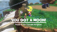 The location of a Power Moon in Super Mario Odyssey