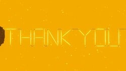 "THANK YOU" written in spark pylons in Super Mario Odyssey.