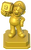 Gold Mario at the Party Statue from Super Mario Run