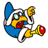 Sticker of Kamek/Magikoopa from Mario Party Superstars