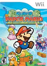 Super Paper Mario's american boxart for Wii.
