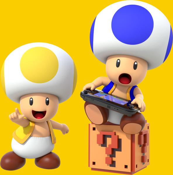 File:Super Mario Maker - Toads Artwork 02.png
