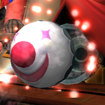 A Clown missile in Wario World