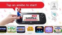 Main menu of amiibo tap: Nintendo's Greatest Bits