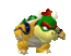 Bowser dancing excitedly in Mario Party.
