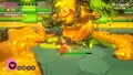 Donkey Kong attempting to attack K. Rool, King of Rot