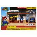 Deluxe Dungeon playset featuring obstacles from a Castle level and Fire Mario