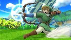 Link's Hero's Bow in Super Smash Bros. for Wii U.