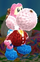 Lottie amiibo design from Poochy & Yoshi's Woolly World