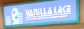 A Vanilla Lake Winter Sports Equipment sign.