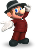 Render of Mario's musician costume in Mario Kart Tour