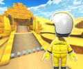 The course icon of the R variant with the Yellow Mii Racing Suit