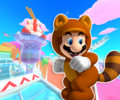 The course icon of the R variant with Tanooki Mario