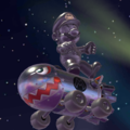 Metal Mario tricking on the Silver Bullet Blaster on DS Waluigi Pinball R/T
