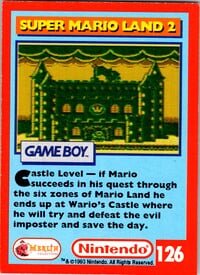 One of the Nintendo Collector Cards