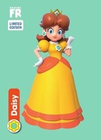 Limited edition Daisy card from the Super Mario Trading Card Collection