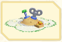 Menu Icon of the First Bloom Garden (Courtyard) decoration in Super Mario Bros. Wonder – Nintendo Switch 2 Edition + Meetup in Bellabel Park.
