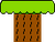 Sprite of an island in the ground-theme palette from Super Mario Bros.