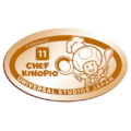 Chef Toad medallion