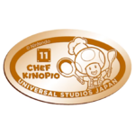 Chef Toad medallion from Super Nintendo World.