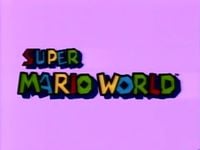 The modified title for the Super Mario World TV series, as shown at the end of the intro sequence.