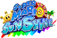 North American logo for Super Mario Sunshine.