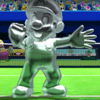 Metal Mario's taunt from Mario Sports Superstars