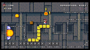 Recreation of a Snake Block in Super Mario Maker for Nintendo 3DS