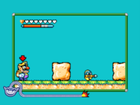 The microgame Wario Land from WarioWare: D.I.Y. Showcase