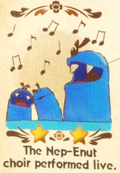 "The Nep-Enut choir performed live." discovery from Nep-Enut Habitat in Yoshi and the Mysterious Book
