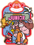 Donkey Kong Jr - cabinet side art