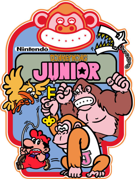 File:Donkey Kong Jr Arcade side art.png