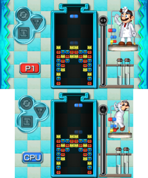 Advanced Stage 20 of Miracle Cure Laboratory in Dr. Mario: Miracle Cure