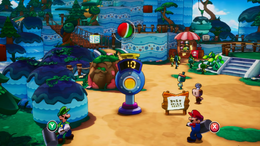 Mario and Luigi playing in the Concordia Hammer-Rally.