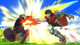 Ike's Counter in Super Smash Bros. for Wii U.