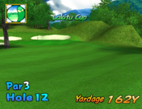 Hole 12 of Lakitu Valley from Mario Golf: Toadstool Tour