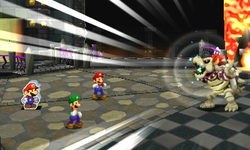 Dry Bowser in Mario & Luigi: Paper Jam