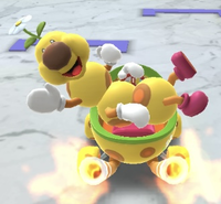 Wiggler performing a trick.