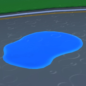 A puddle from Mario Kart Tour